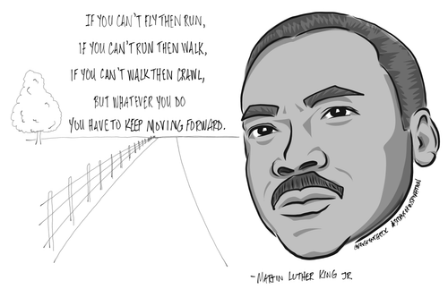 31 Days of Inspiration Illustration: Martin Luther King, Jr. quote