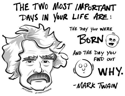 31 Days of Inspiration Illustration: Mark Twain quote
