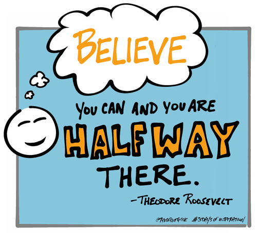 31 Days of Inspiration Illustration: Theodore Roosevelt quote