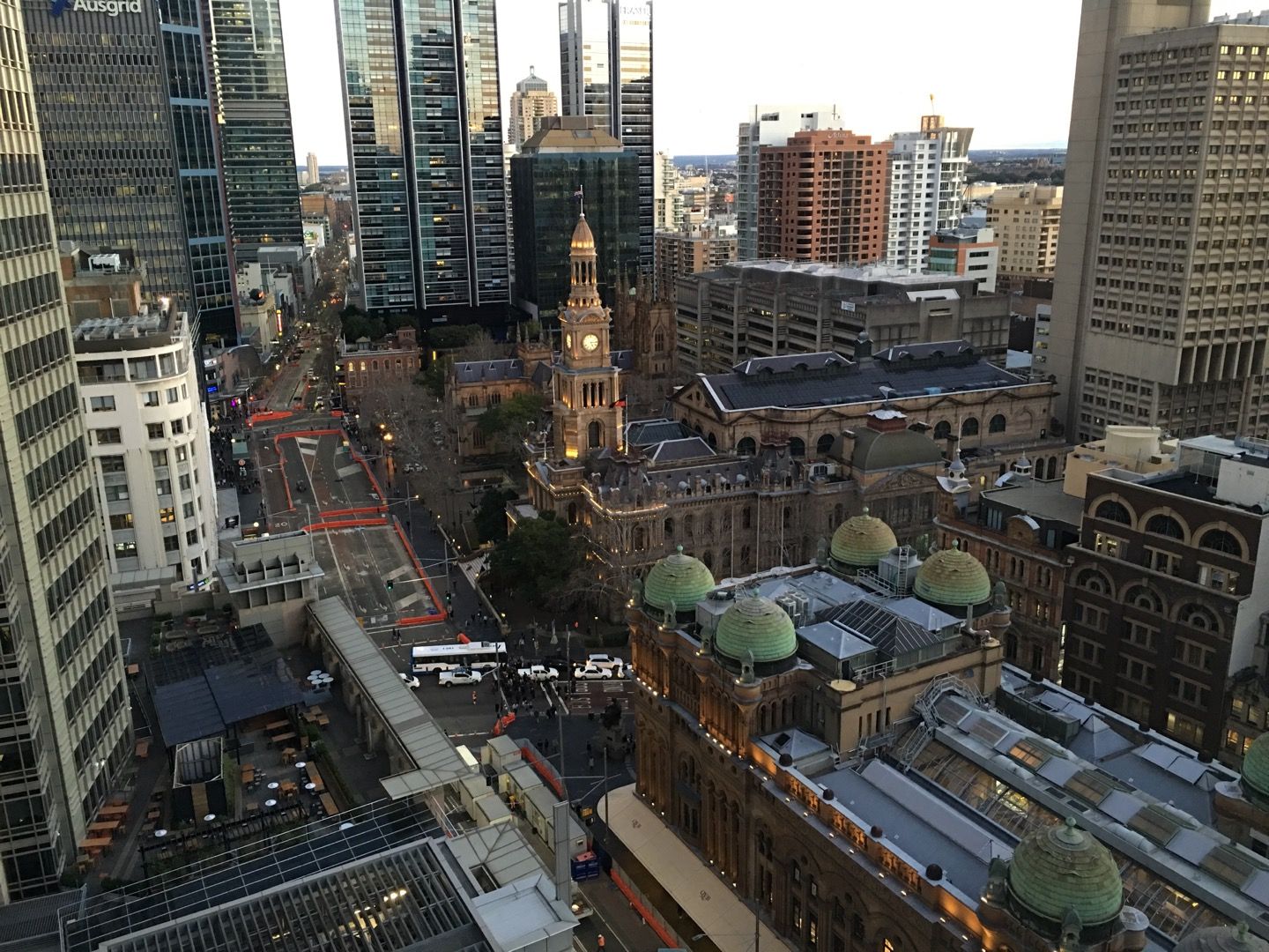View from our hotel room