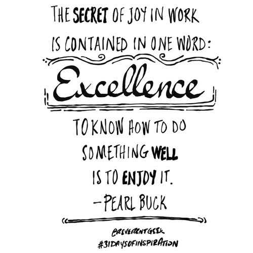 31 Days of Inspiration Illustration: Pearl Buck quote