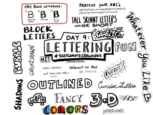 Sketch note challenge