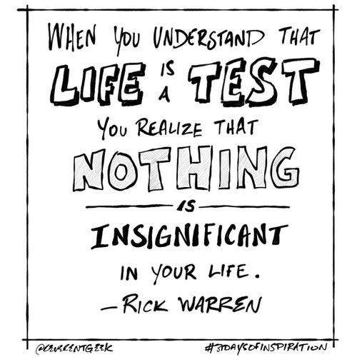 31 Days of Inspiration Illustration: Rick Warren quote