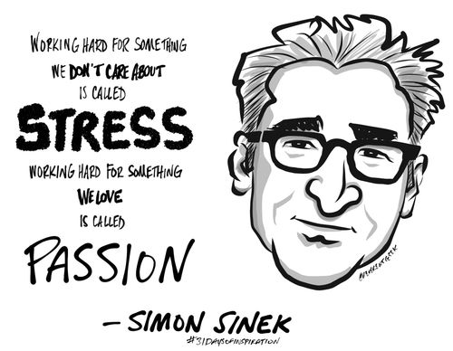 31 Days of Inspiration Illustration: Simon Sinek quote