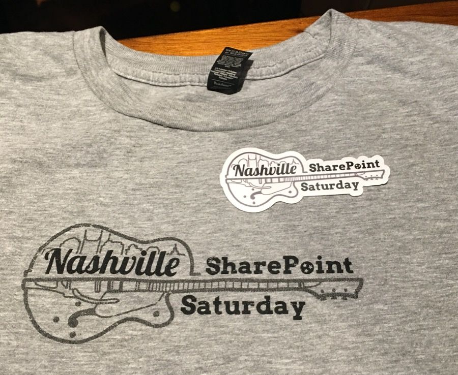 t-shirt and sticker