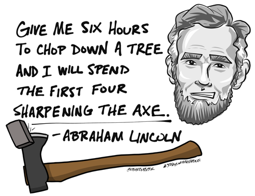 31 Days of Inspiration Illustration: Abraham Lincoln quote