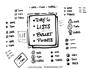 Sketch note challenge