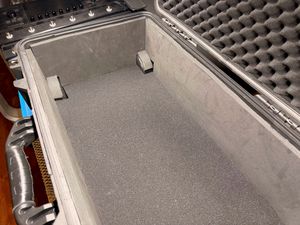 Internal view of the Apache 5800 Case with EVA foam