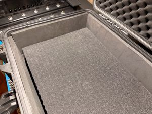 Using the pick-and-pull foam to add another layer