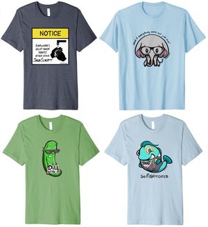 Buy my t-shirts on
Amazon!