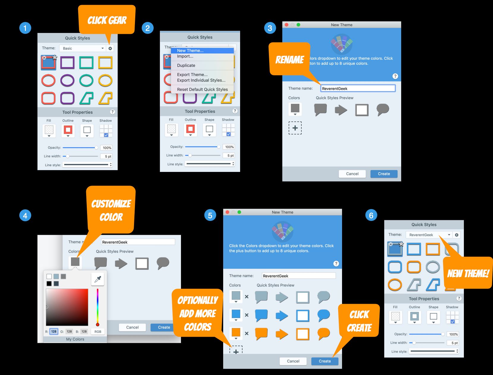 Create a Snagit theme