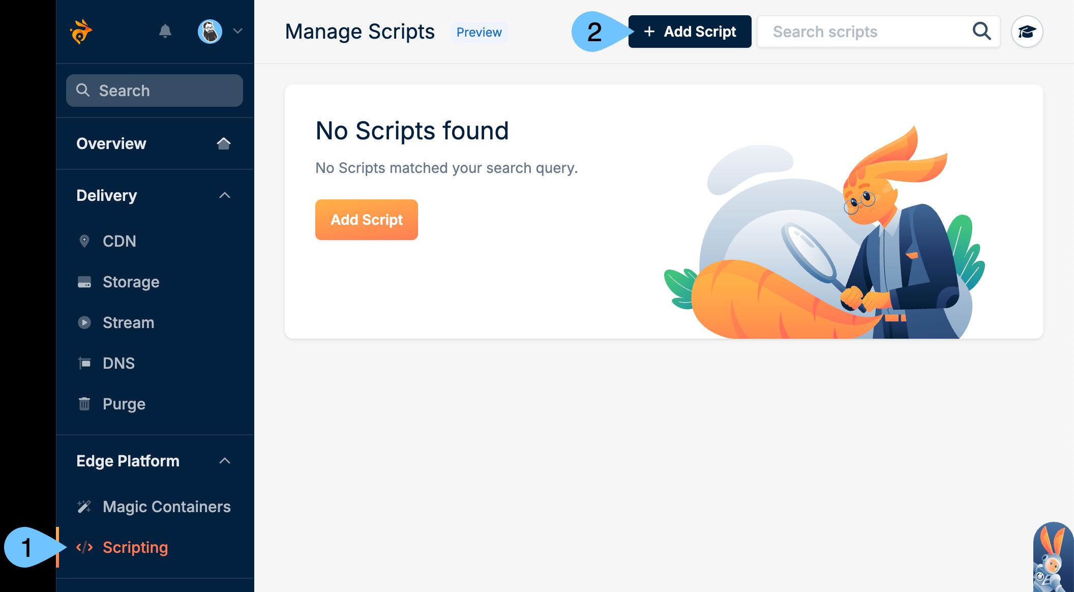 Bunny Scripting: add script