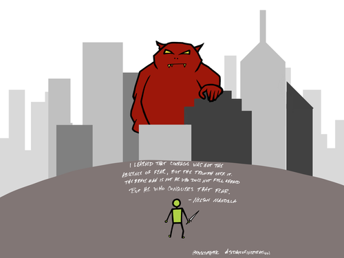 31 Days of Inspiration Illustration: Nelson Mandela quote