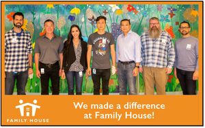 Family House Okta volunteers