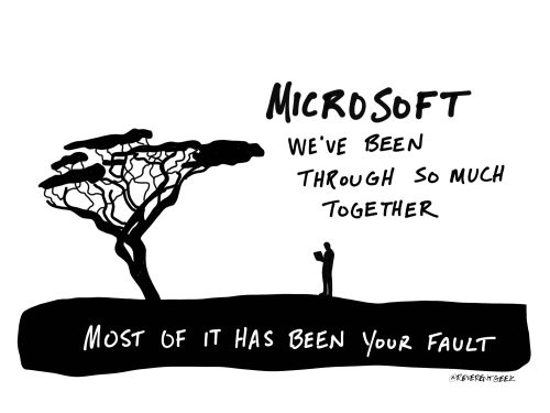 tech-humor illustration