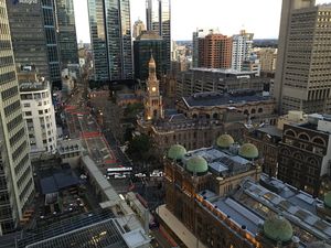 View from our hotel room