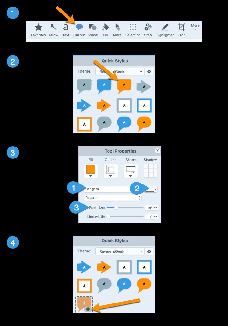 Create a Snagit theme element