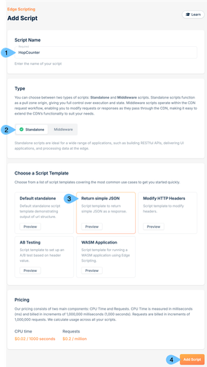 Bunny Scripting: configure script